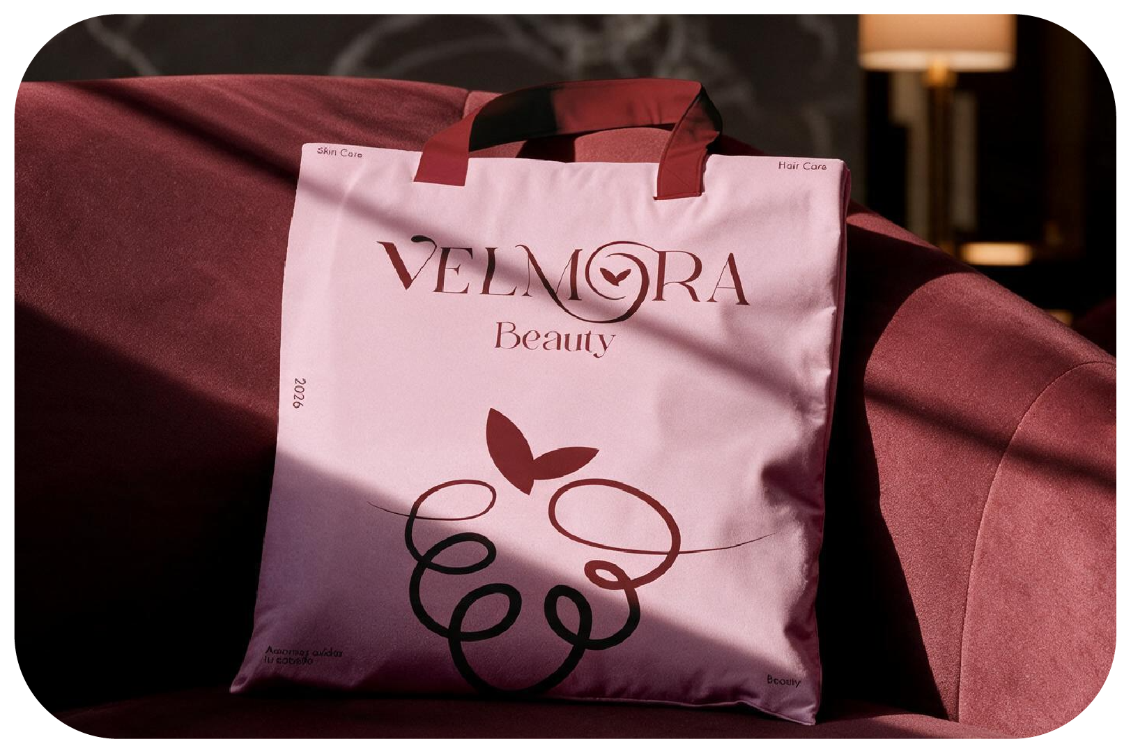 Bolsa de tela de Velmora Beauty